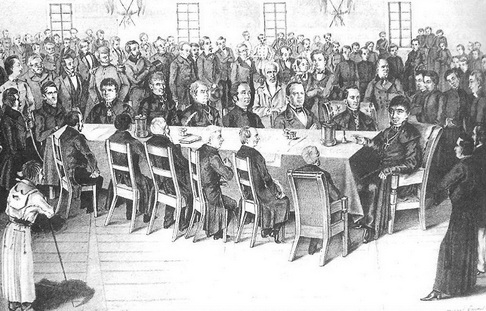 Засідання Головної Руської Ради у Львові. 1848. Фото: zbruc.eu