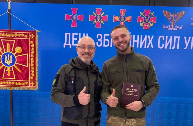 Назар Павлик та Олексій Резніков (Фото:103-тя бригада)