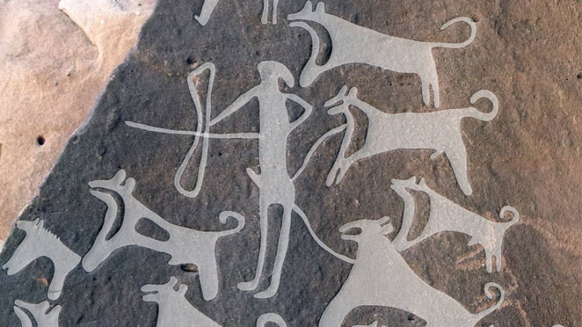 Найдавніша сцена полювання кам’яного віку в місцевості Шувейміс.