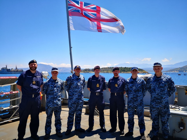 Українські моряки пройшли стажування на кораблі Королівських ВМС Великобританії