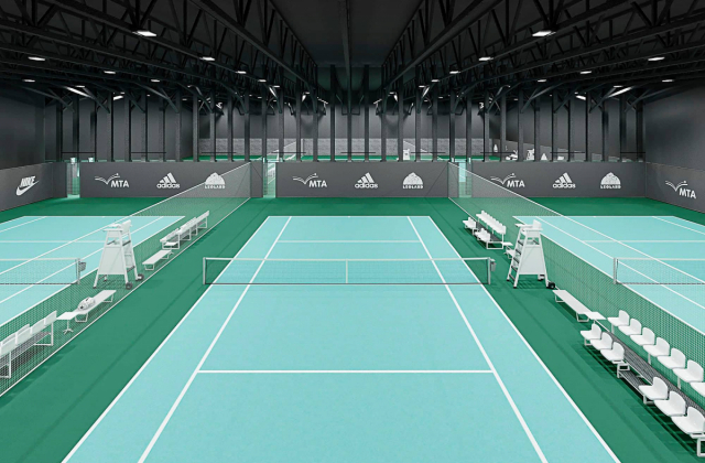 Нові корти в LEOLAND зводять за підтримки Міжнародної федерації тенісу