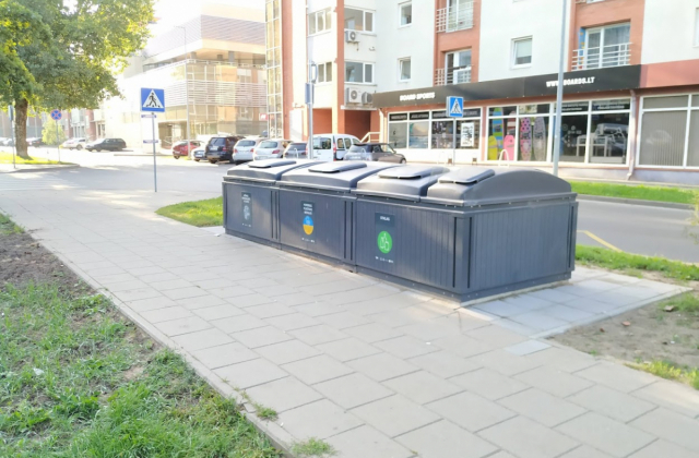 Ілюстративне фото Гал-інфо. Підземні контейнери для сміття у Вільнюсі (Литва).