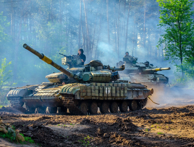 Танковий резерв Командувача ООС тренується відбивати прорив ворога