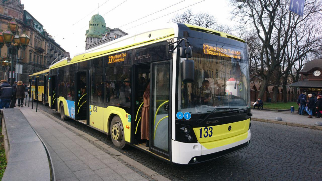 Тролейбуси «Електрон» із кондиціонерами і USB-зарядками. Фото Олена Ляхович