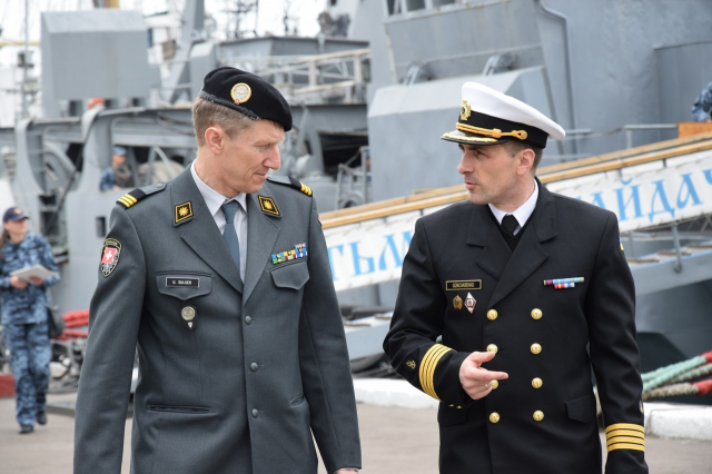 У ВМС ЗС України тривають заходи міжнародного співробітництва