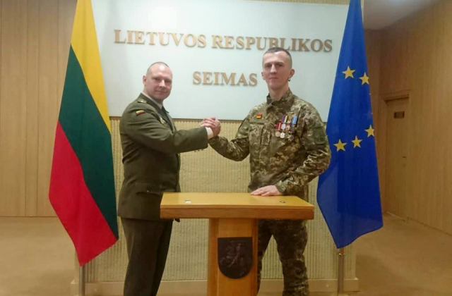 У Литві відкрилася виставка, присвячена українським військовим