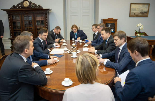 Зеленський провів переговори з Прем’єр-міністром Естонії Юрі Ратасом