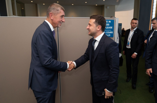 Президент України Володимир Зеленський зустрівся з Прем’єр-міністром Чеської Республіки Андреєм Бабішем