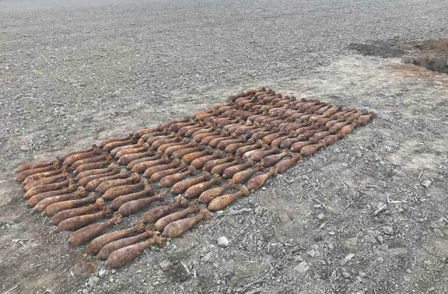 На Львівщині піротехніки знищили 137 застарілих мінометних мін