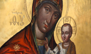 Ікона “Богородиця з Дитям” (1635) авторства Миколи Петрахновича-Мороховського