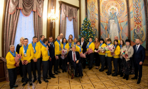 Володимир і Олена Зеленські зустрілися зі спортсменами Національної дефлімпійської збірної України