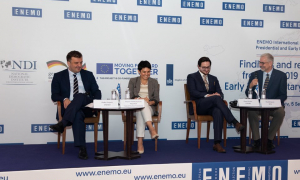 Члени ЦВК обговорили проблемні питання виборів в Україні на круглому столі ENEMO