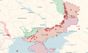 Мапа військових дій на території України станом на 22 березня, фото - deepstatemap