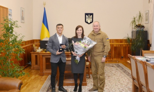 Георгій Зантарая, Олена Костевич та Василь Грицак.