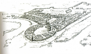 План Нової (Підпільненської) Січі, яку було зруйновано 1775 року. Джерело: uk.wikipedia.org