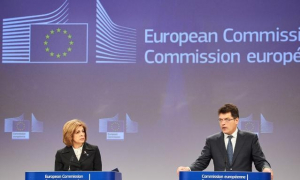Прес-конференція європейських уповноважених, щодо відповіді Комісії на розвиток подій щодо коронавірусу.