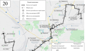 Схема дорожнього руху на час ремонту вул. Б. Хмельницького