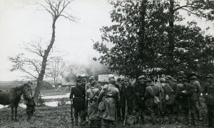 Бійці Армії Крайової під час акції зі знищення села Сагринь