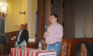 Андрія Шумського представив на зібранні голова Громадської ради при Яворівській райдержадміністрації Орест Микита.