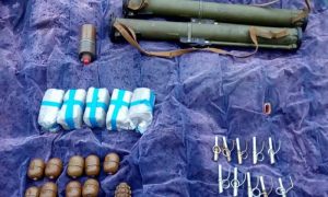 На Донеччині виявили схованку з військовими засобами ураження