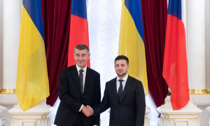 Президент України Володимир Зеленський та Прем’єр-міністр Чеської Республіки Андрей Бабіш